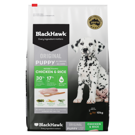 black hawk puppy food original chicken rice v5