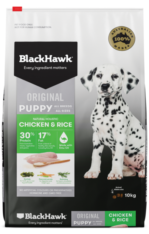 black hawk puppy food original chicken rice v5