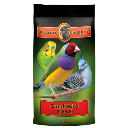 black parrot pellets