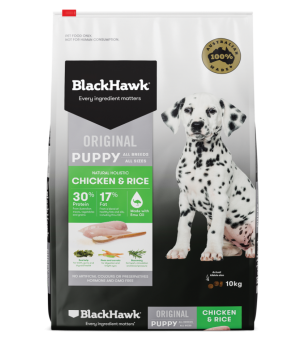black hawk puppy food original chicken rice