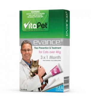 vs136 vitapet evance flea treatment cat more than 4kg front