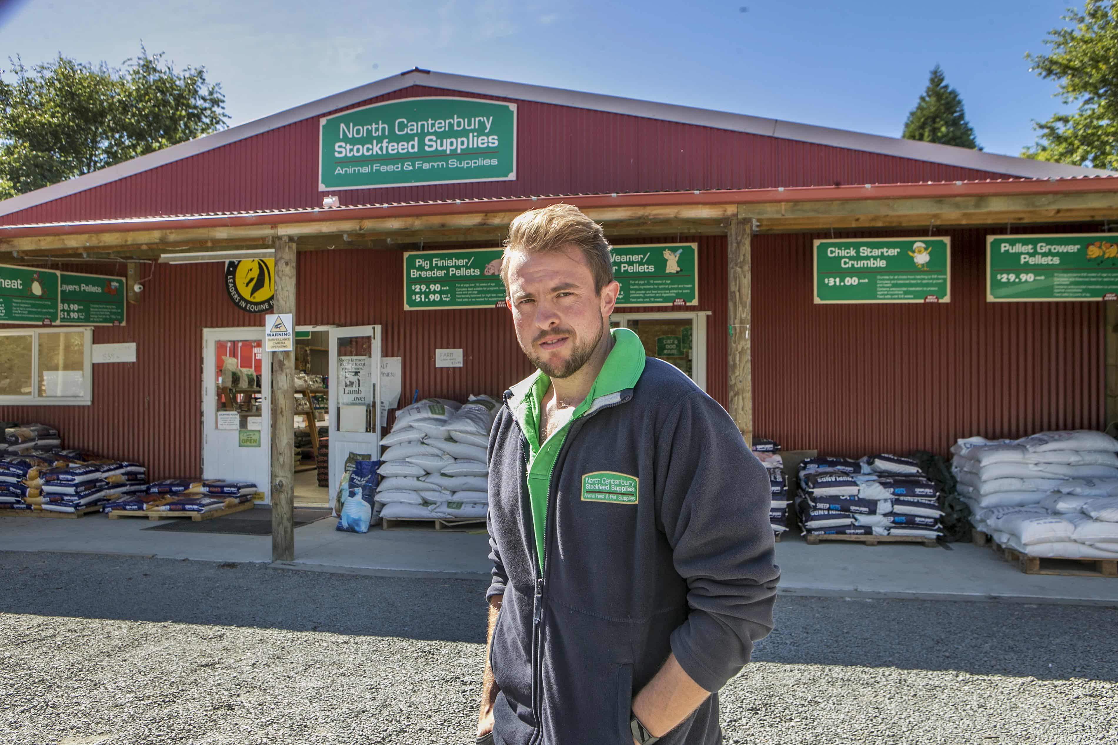 North Canterbury Stockfeed Supplies storefront in Woodend